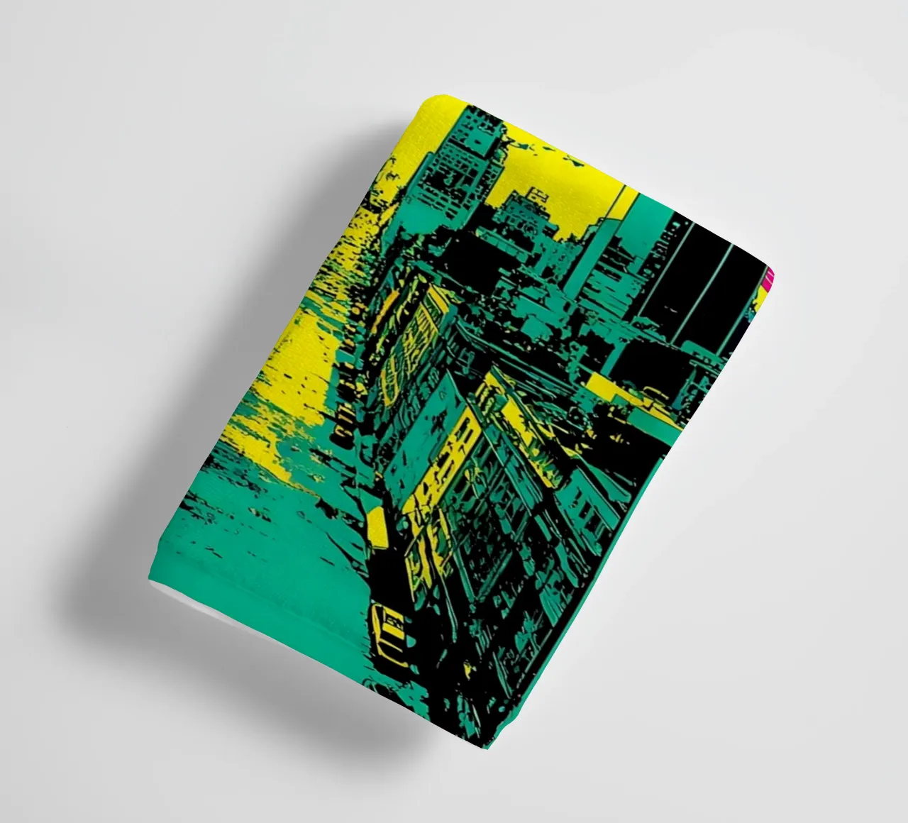 Pop In City - Pop Art asciugamano da bagno da ColorCrash Gallery