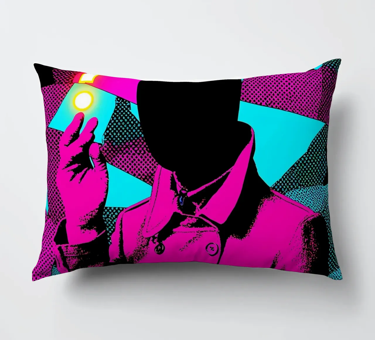 Senza volto - Pop Art cuscino da ColorCrash Gallery