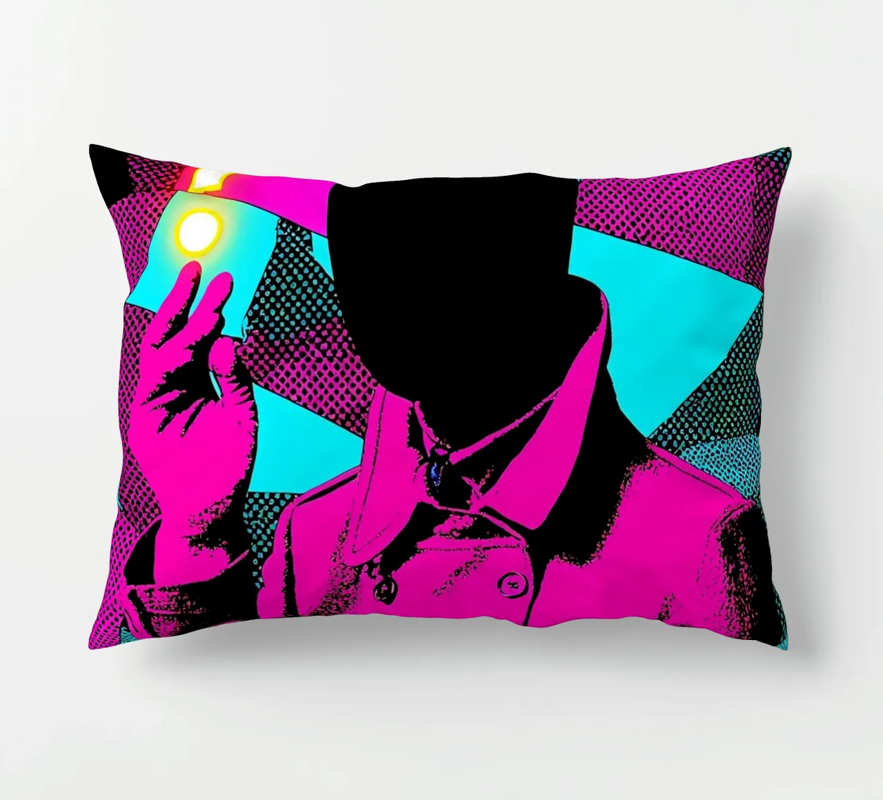 Senza volto - Pop Art cuscino da ColorCrash Gallery