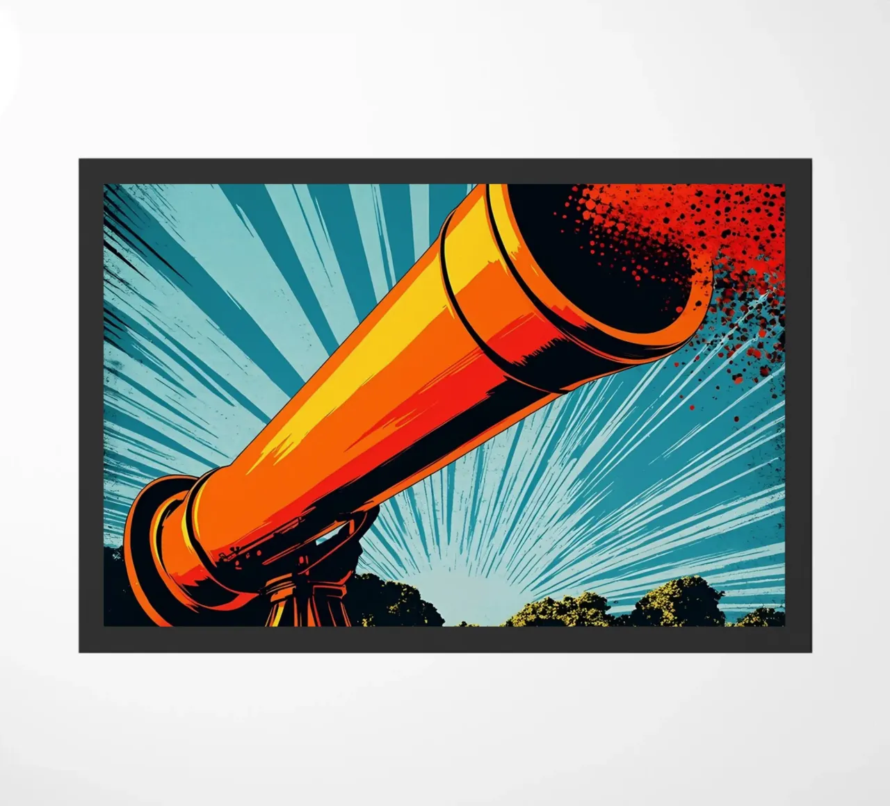 Telescopio - Pop Art zerbino da ColorCrash Gallery