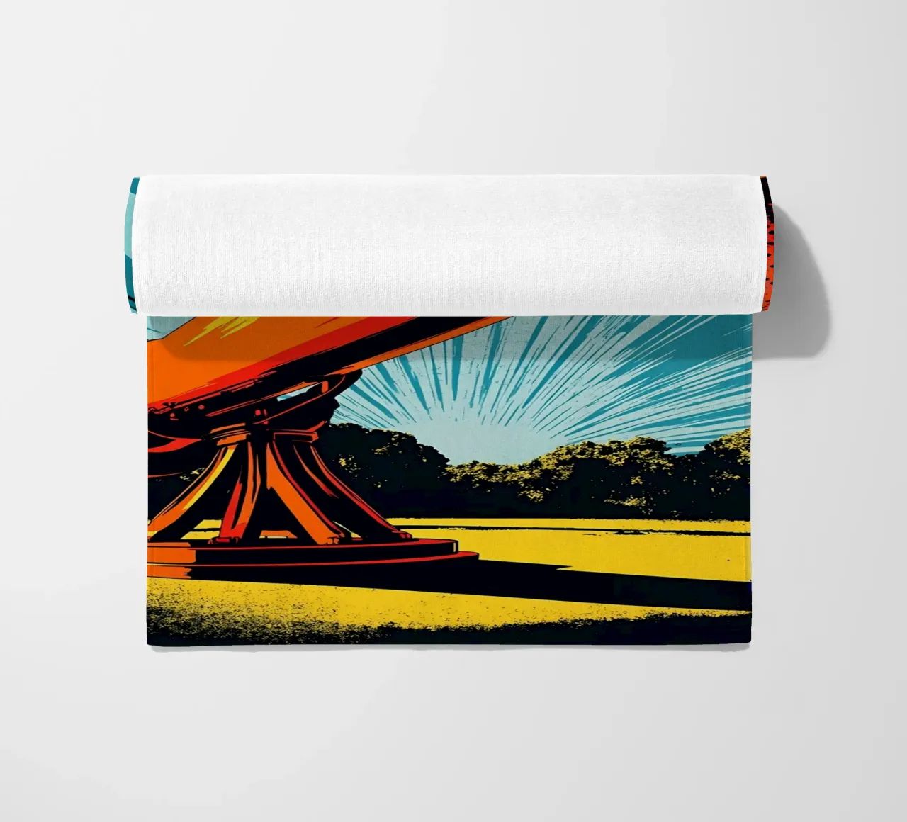 Telescopio - Pop Art telo mare da ColorCrash Gallery