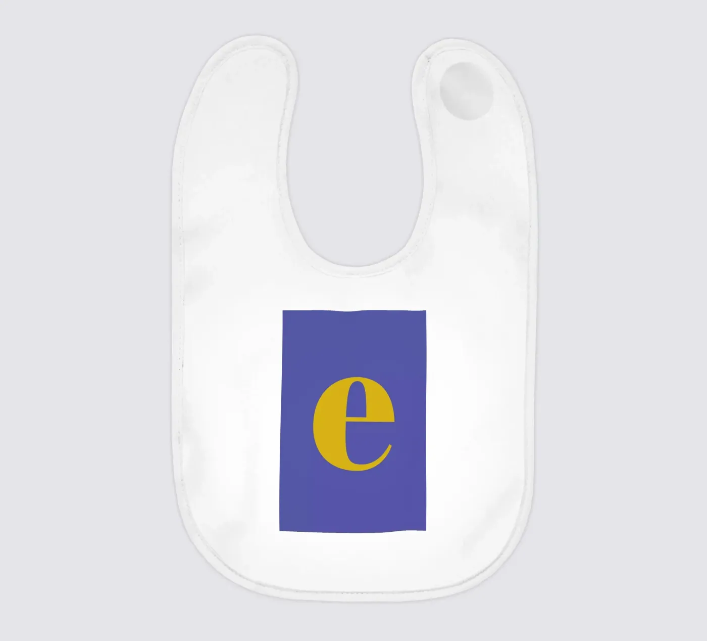 Blue Letter E bavaglino da Studio One