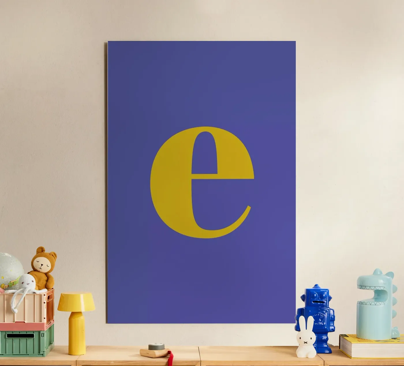 Blue Letter E pannello forex da Studio One