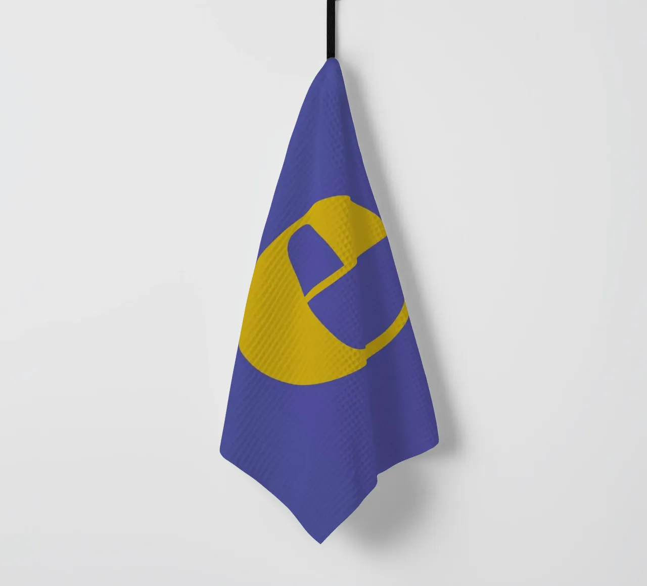 Blue Letter E Geschirrtuch von Studio One