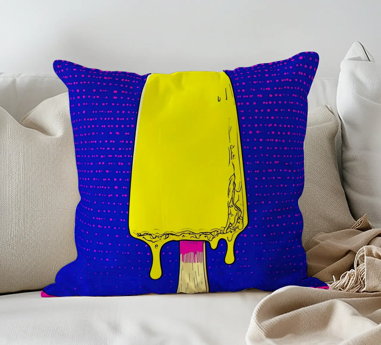 Popsicle - Pop Art cuscino da ColorCrash Gallery