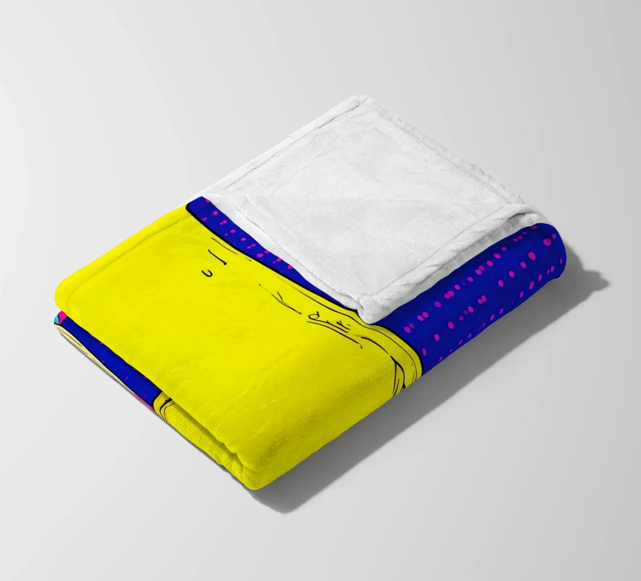 Popsicle - Pop Art coperta in pile da ColorCrash Gallery