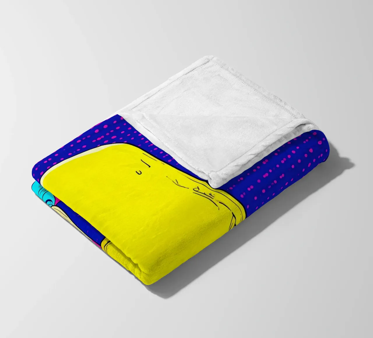 Popsicle - Pop Art coperta in pile da ColorCrash Gallery