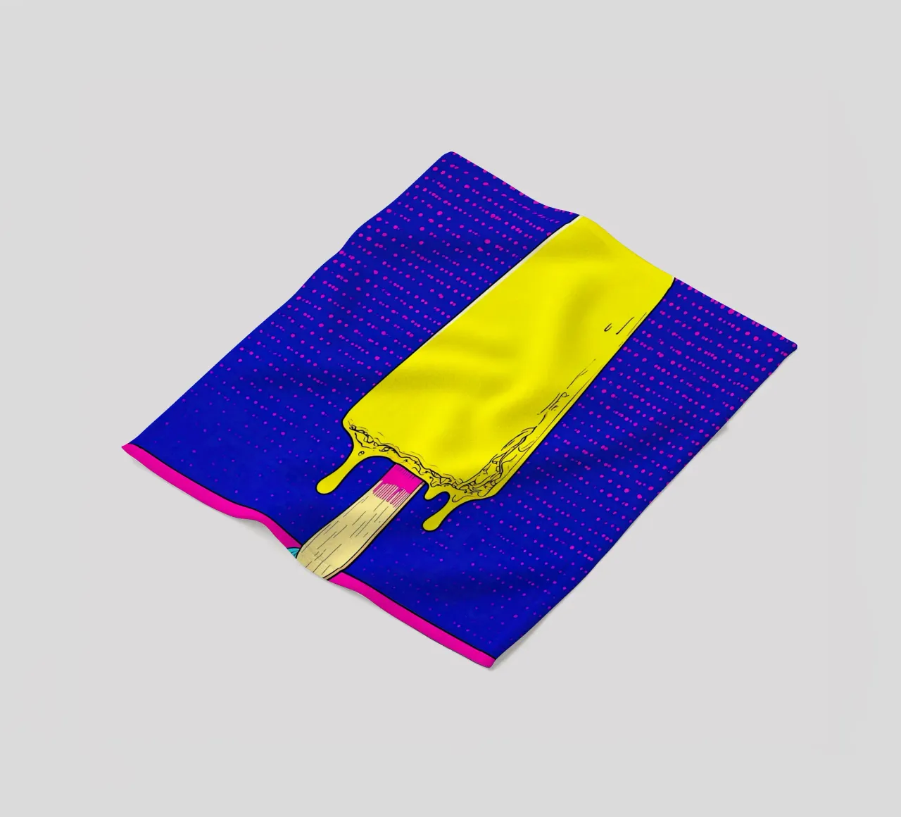 Popsicle - Pop Art coperta in pile da ColorCrash Gallery