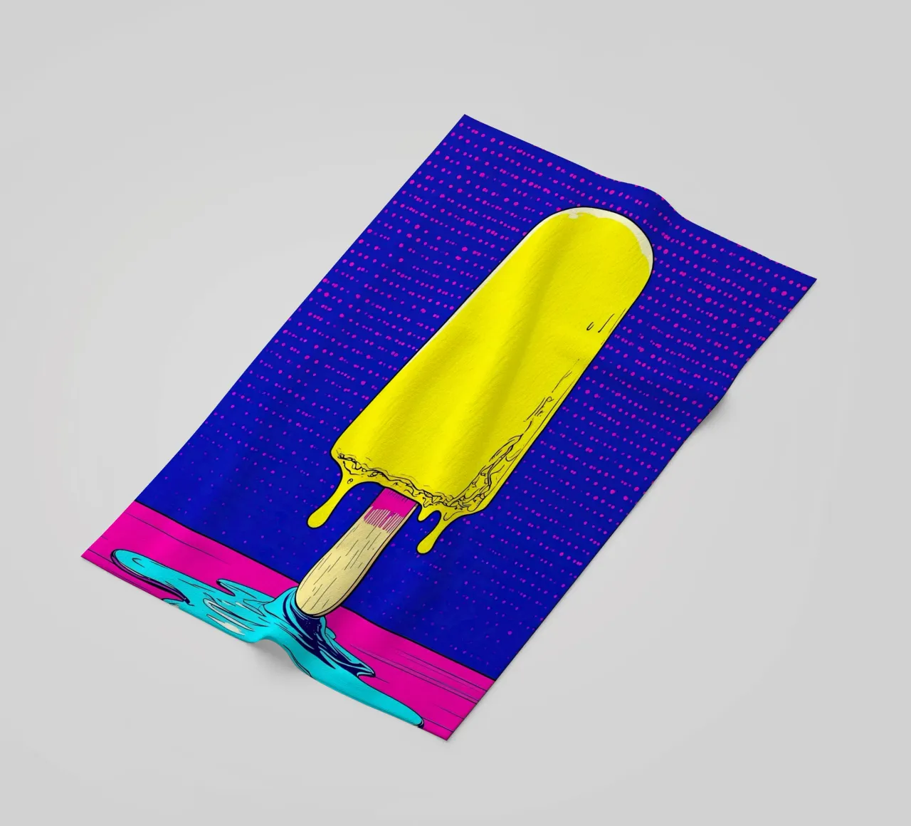 Popsicle - Pop Art telo mare da ColorCrash Gallery