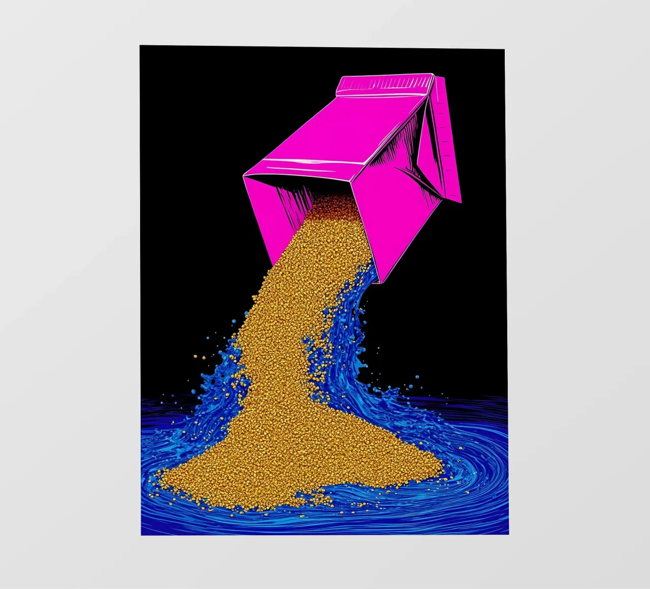 Miscelazione - Pop Art pellicola backlit da ColorCrash Gallery