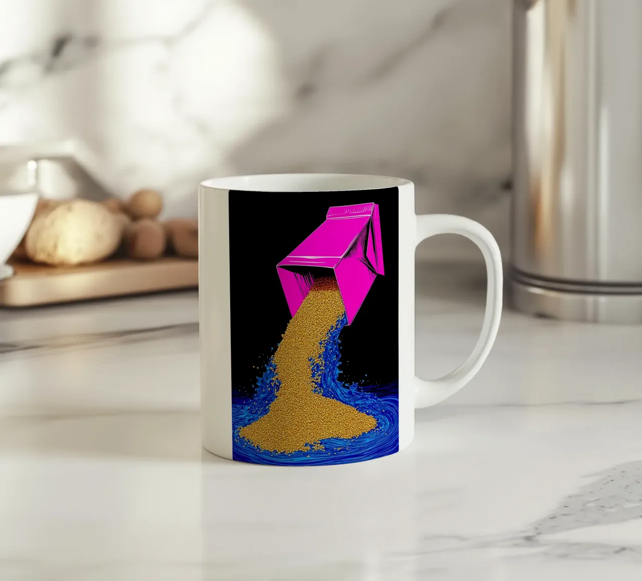 Miscelazione - Pop Art tazza in ceramica da ColorCrash Gallery