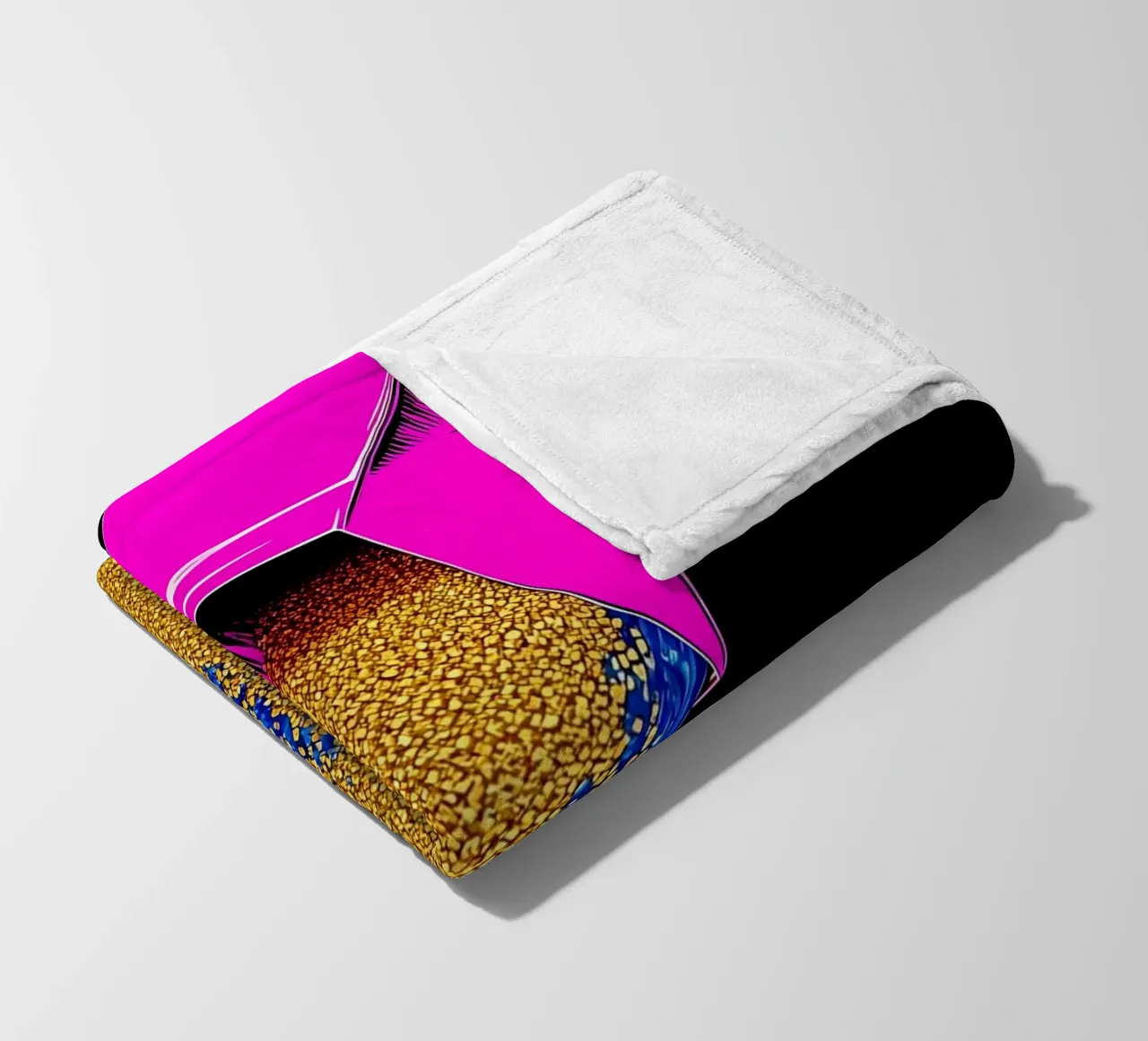 Miscelazione - Pop Art coperta in pile da ColorCrash Gallery
