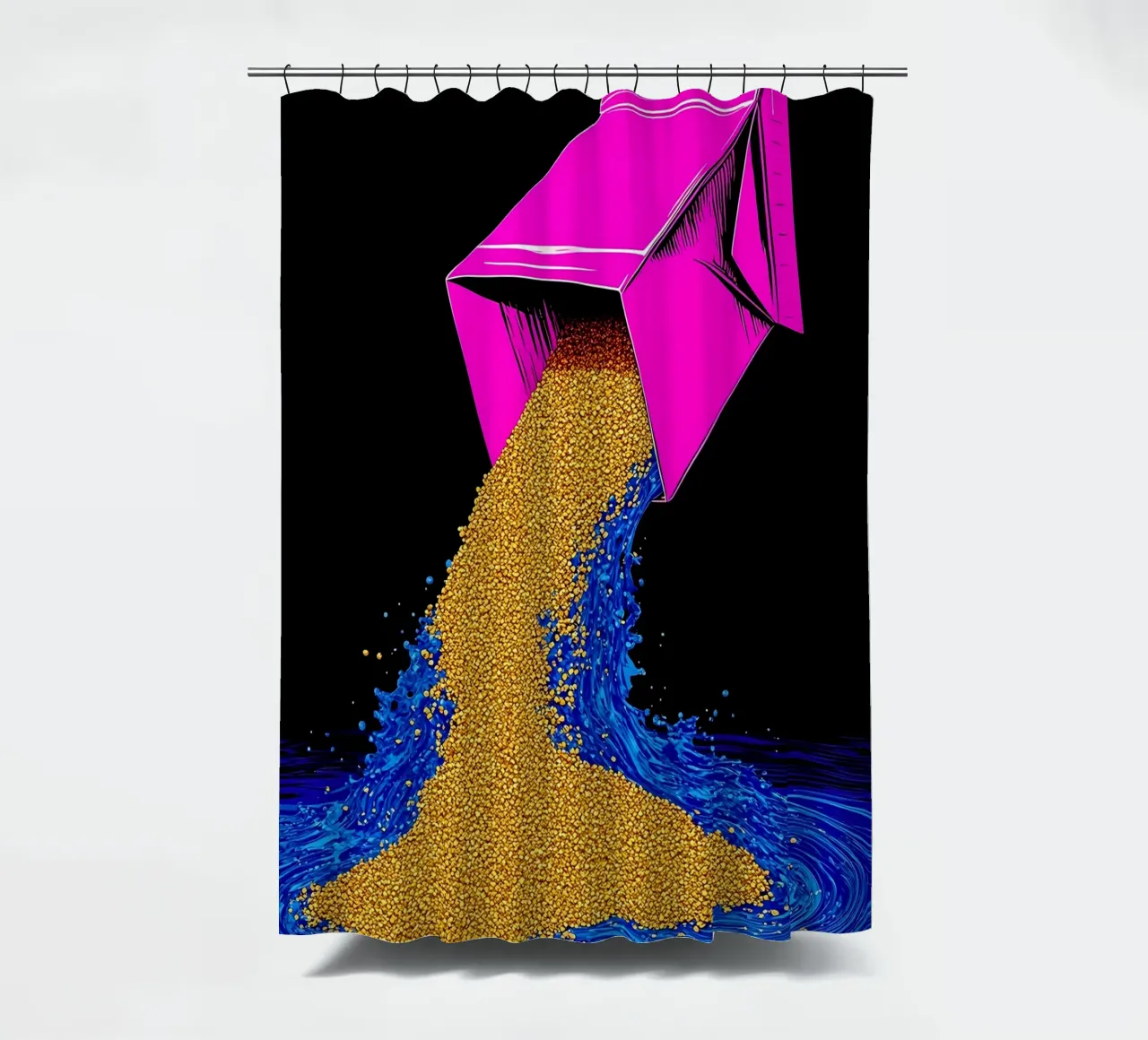 Miscelazione - Pop Art tenda da doccia da ColorCrash Gallery