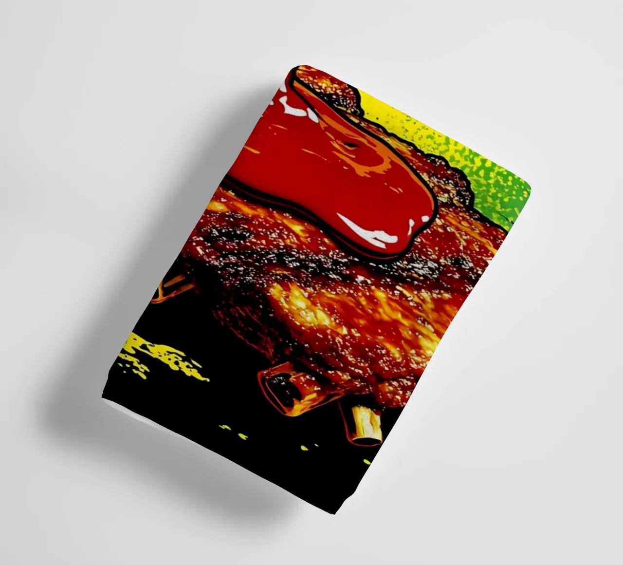 Barbecue - Pop Art asciugamano da bagno da ColorCrash Gallery