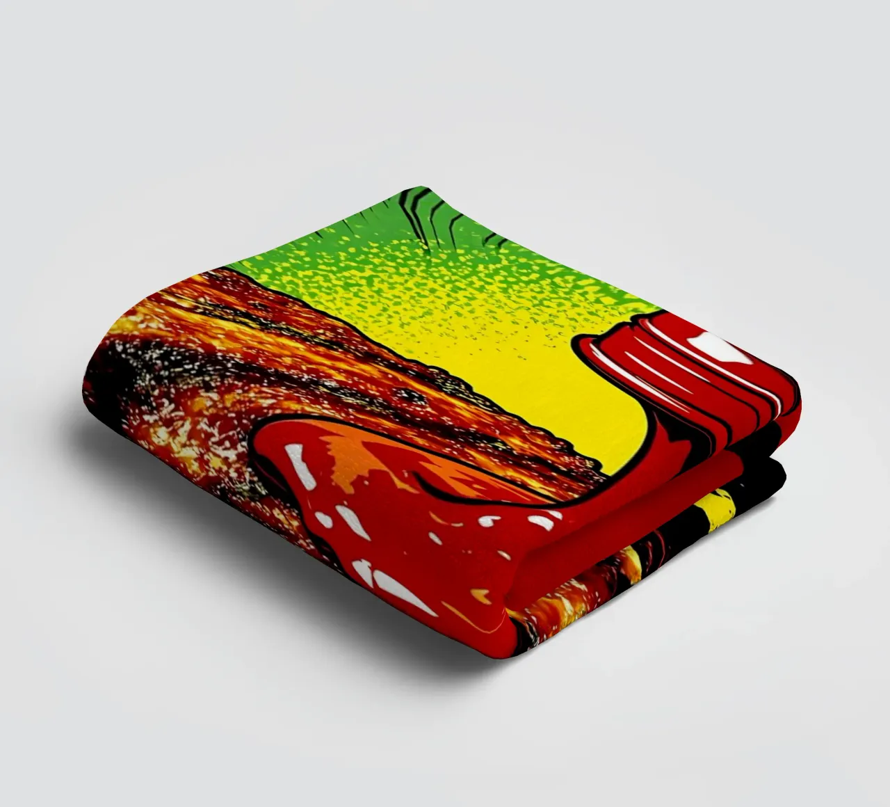 Barbecue - Pop Art asciugamano da bagno da ColorCrash Gallery