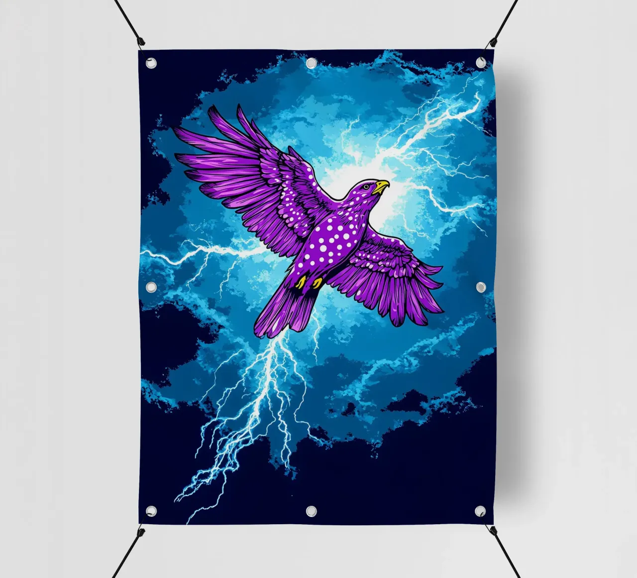 Aquila fulminata - Pop Art telo in pvc da ColorCrash Gallery