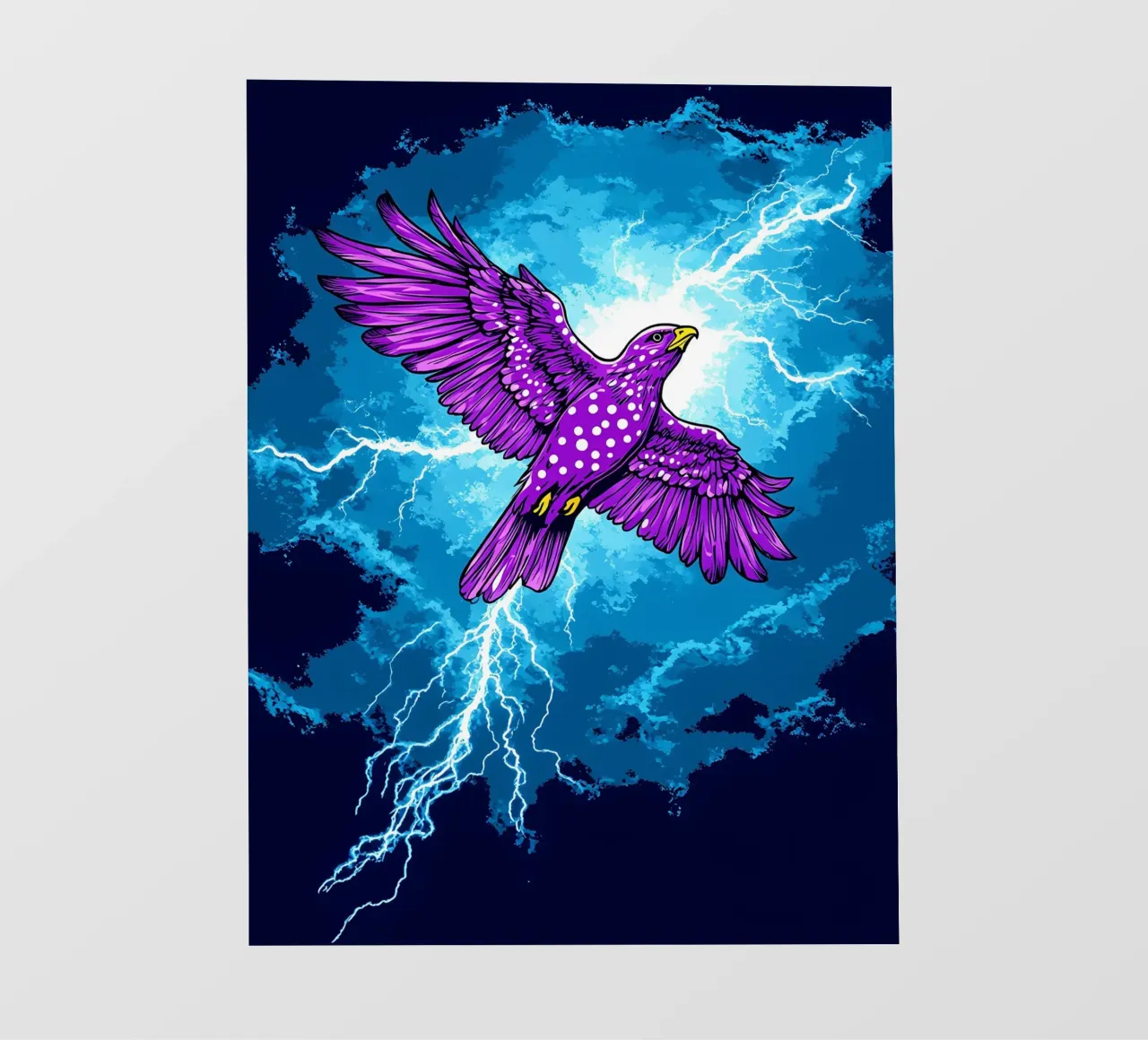 Aquila fulminata - Pop Art telo in pvc da ColorCrash Gallery