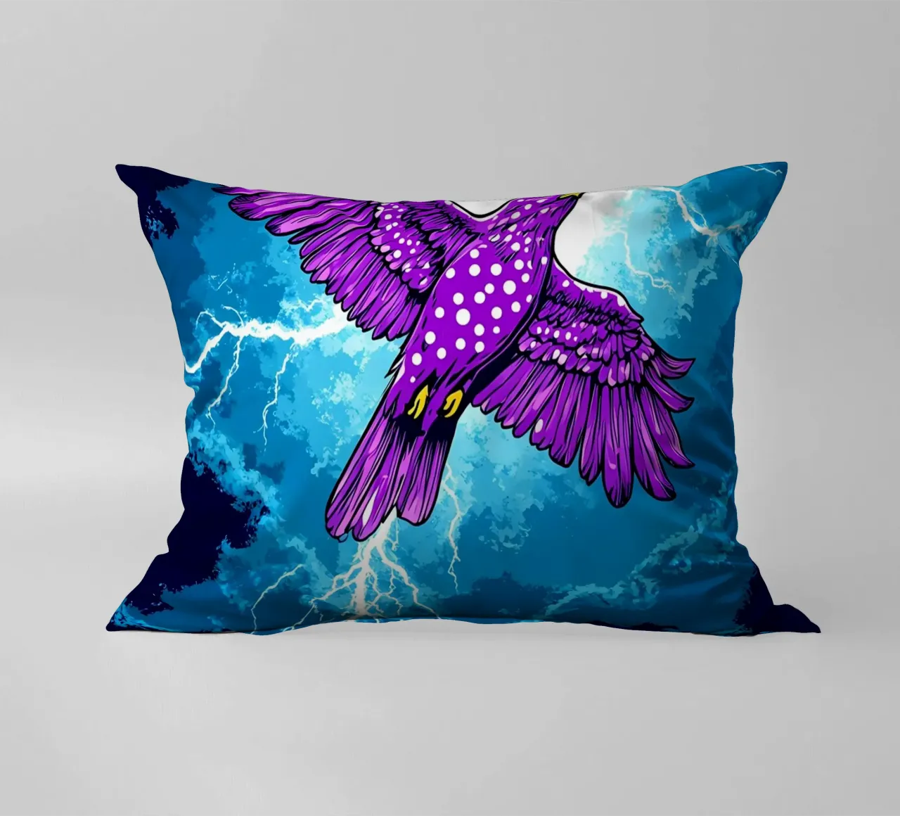 Aquila fulminata - Pop Art cuscino da ColorCrash Gallery