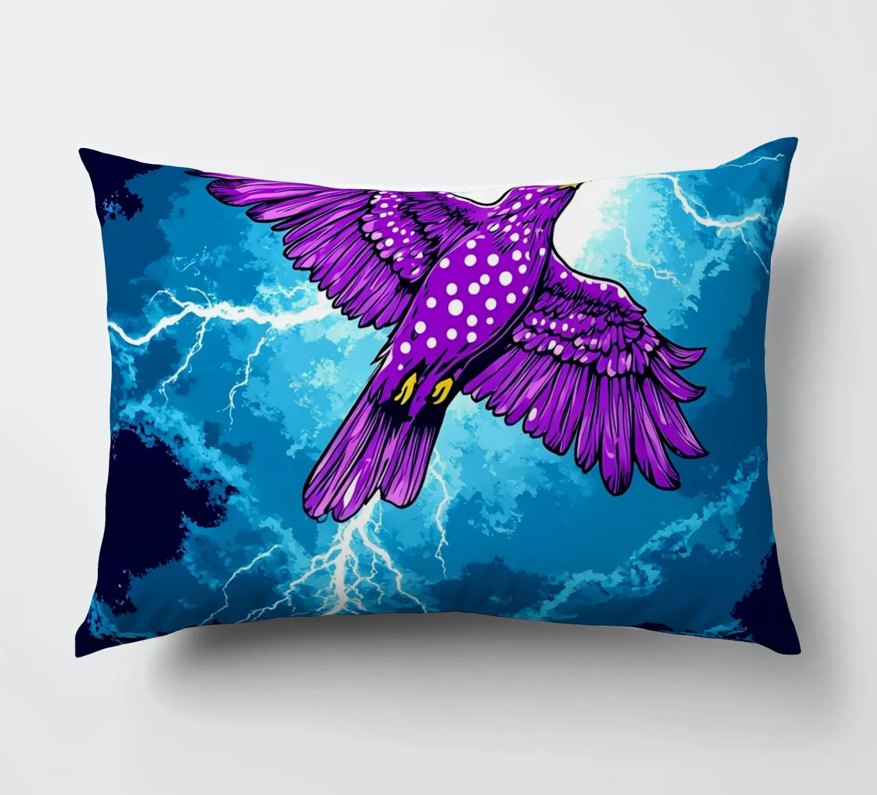 Aquila fulminata - Pop Art cuscino da ColorCrash Gallery