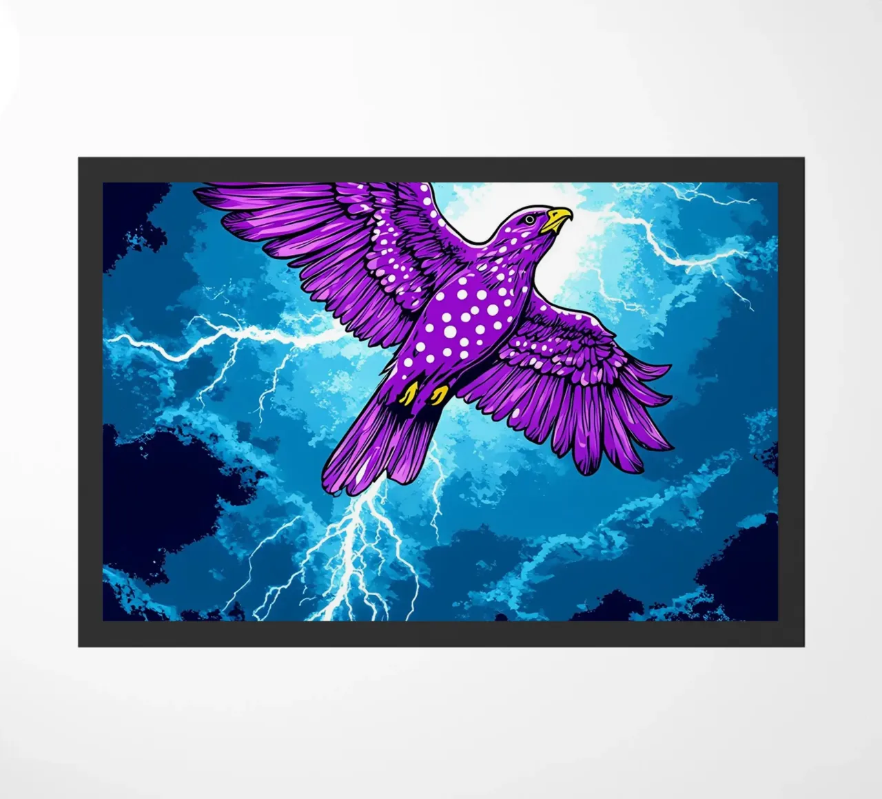 Aquila fulminata - Pop Art zerbino da ColorCrash Gallery