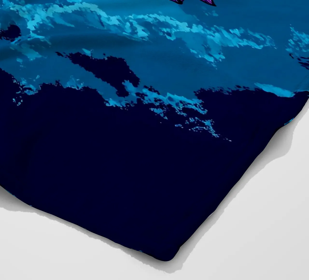 Aquila fulminata - Pop Art coperta in pile da ColorCrash Gallery