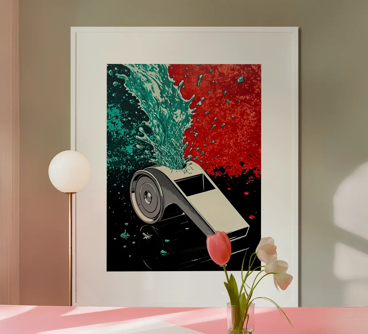 Schizzi di fischietto - Pop Art carta hahnemühle da ColorCrash Gallery
