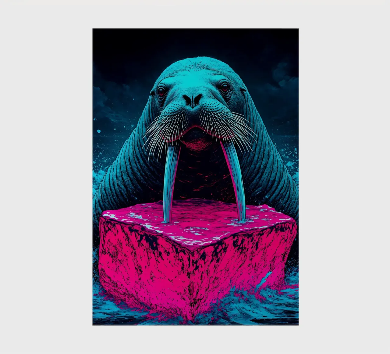 Tricheco - Pop Art diario da ColorCrash Gallery