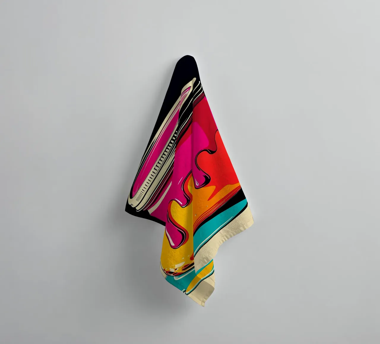 Mason Jar - Pop Art towel by ColorCrash Gallery