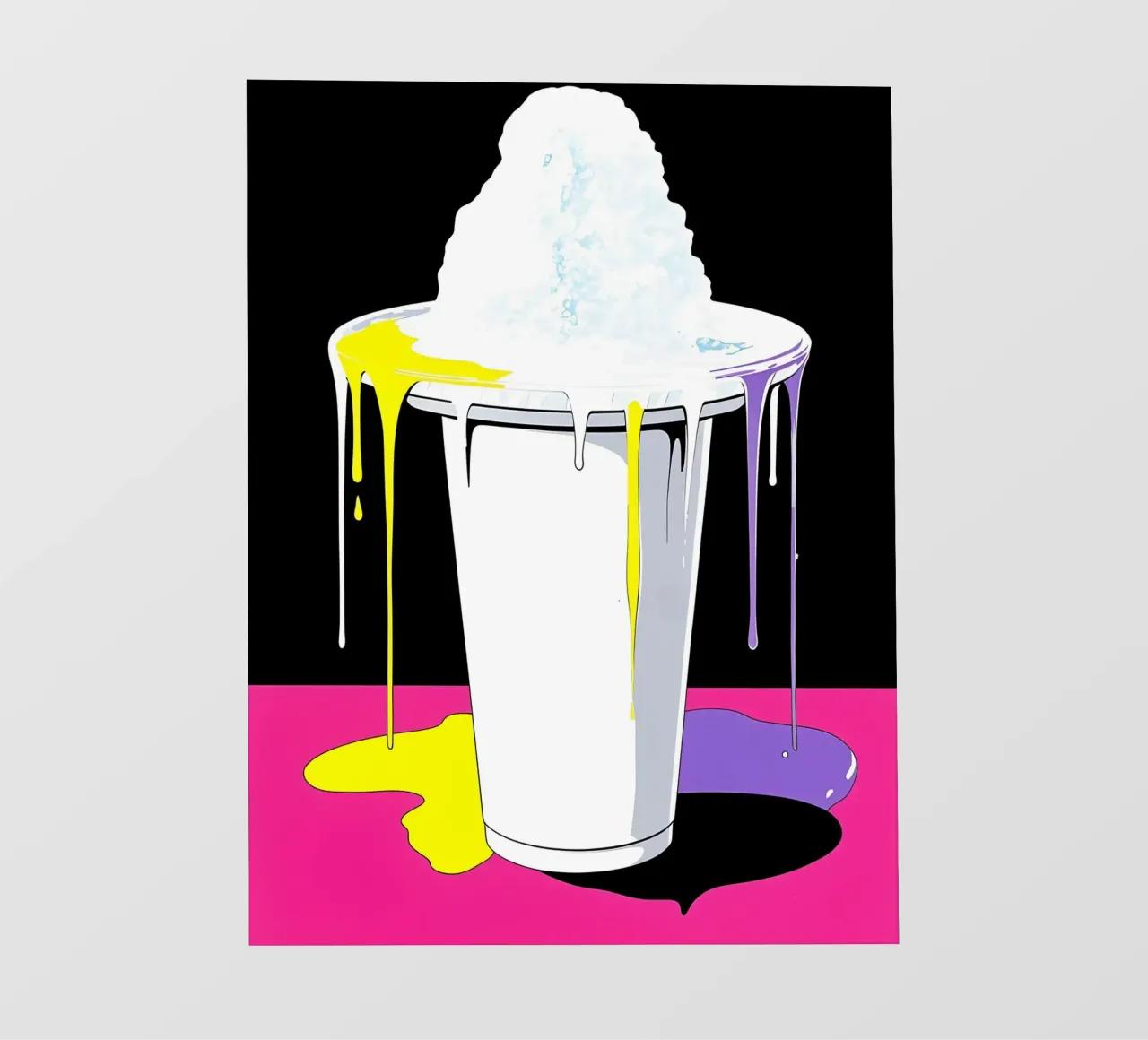 Rinfresco - Pop Art pellicola backlit da ColorCrash Gallery