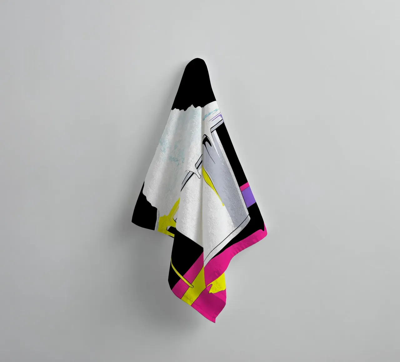 Rinfresco - Pop Art asciugamano da bagno da ColorCrash Gallery