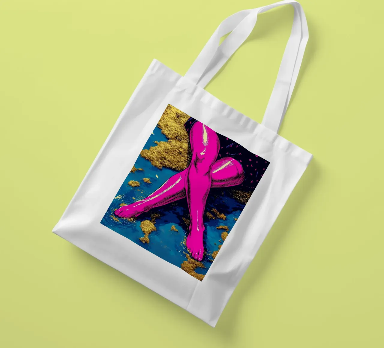 Chill In Sunlight - Pop Art tote bag by ColorCrash Gallery