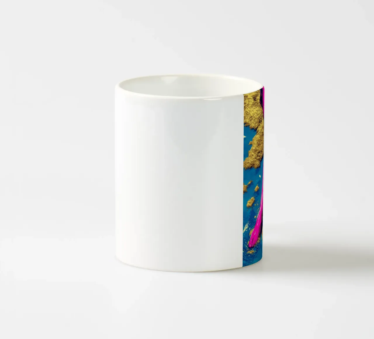 Chill In Sunlight - Pop Art tazza in ceramica da ColorCrash Gallery