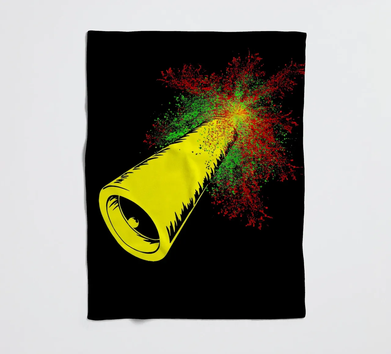 Party Popper - Pop Art coperta in pile da ColorCrash Gallery