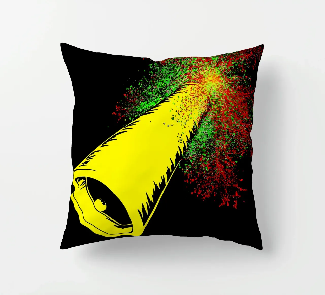 Party Popper - Pop Art cuscino da ColorCrash Gallery