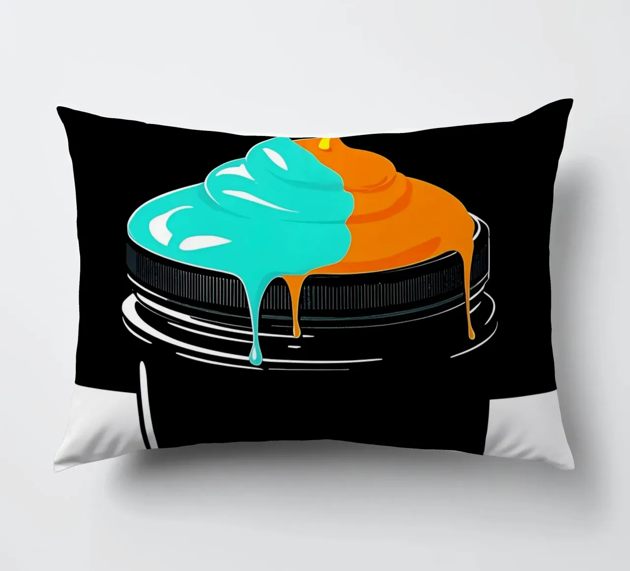 Paintbox Dripping - Pop Art cuscino da ColorCrash Gallery