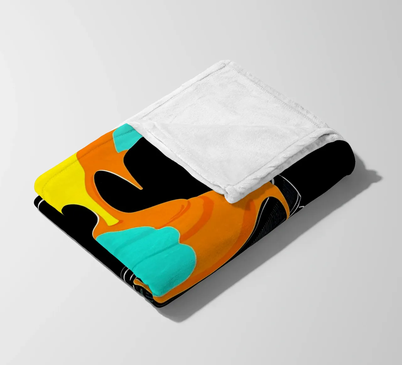 Paintbox Dripping - Pop Art coperta in pile da ColorCrash Gallery