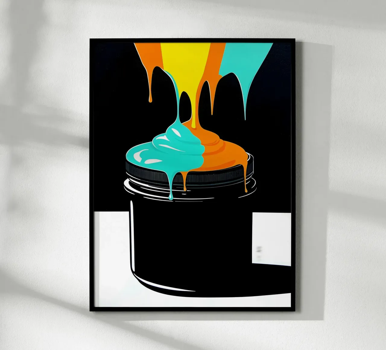 Malkasten Tropfend - Pop Art Poster von ColorCrash Gallery