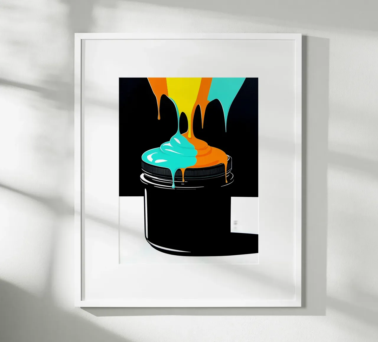 Malkasten Tropfend - Pop Art Poster von ColorCrash Gallery