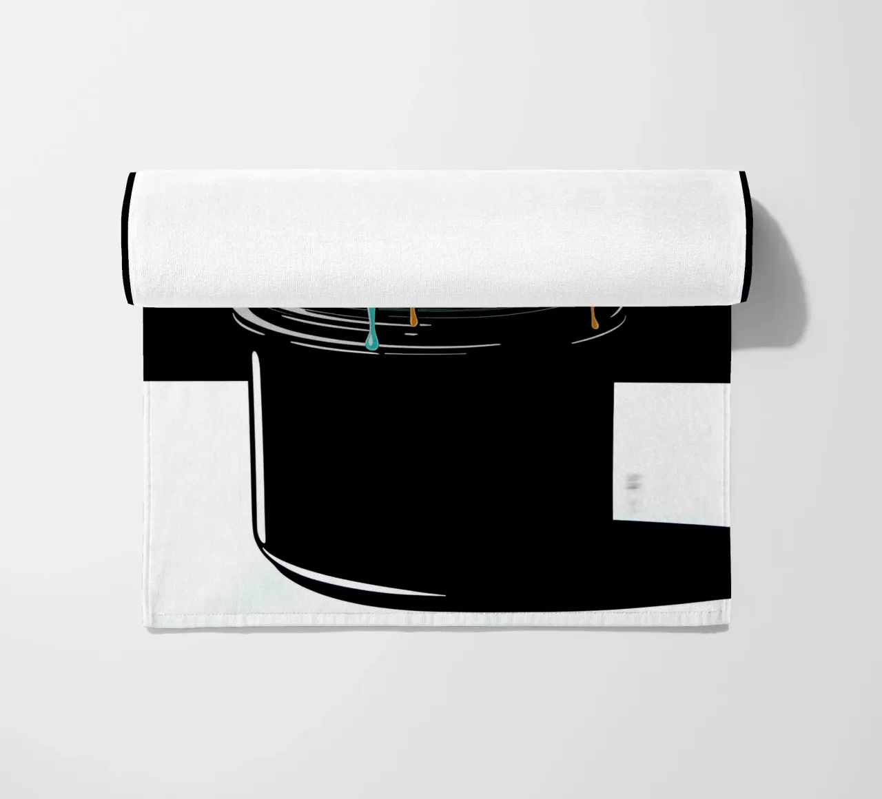 Paintbox Dripping - Pop Art telo mare da ColorCrash Gallery