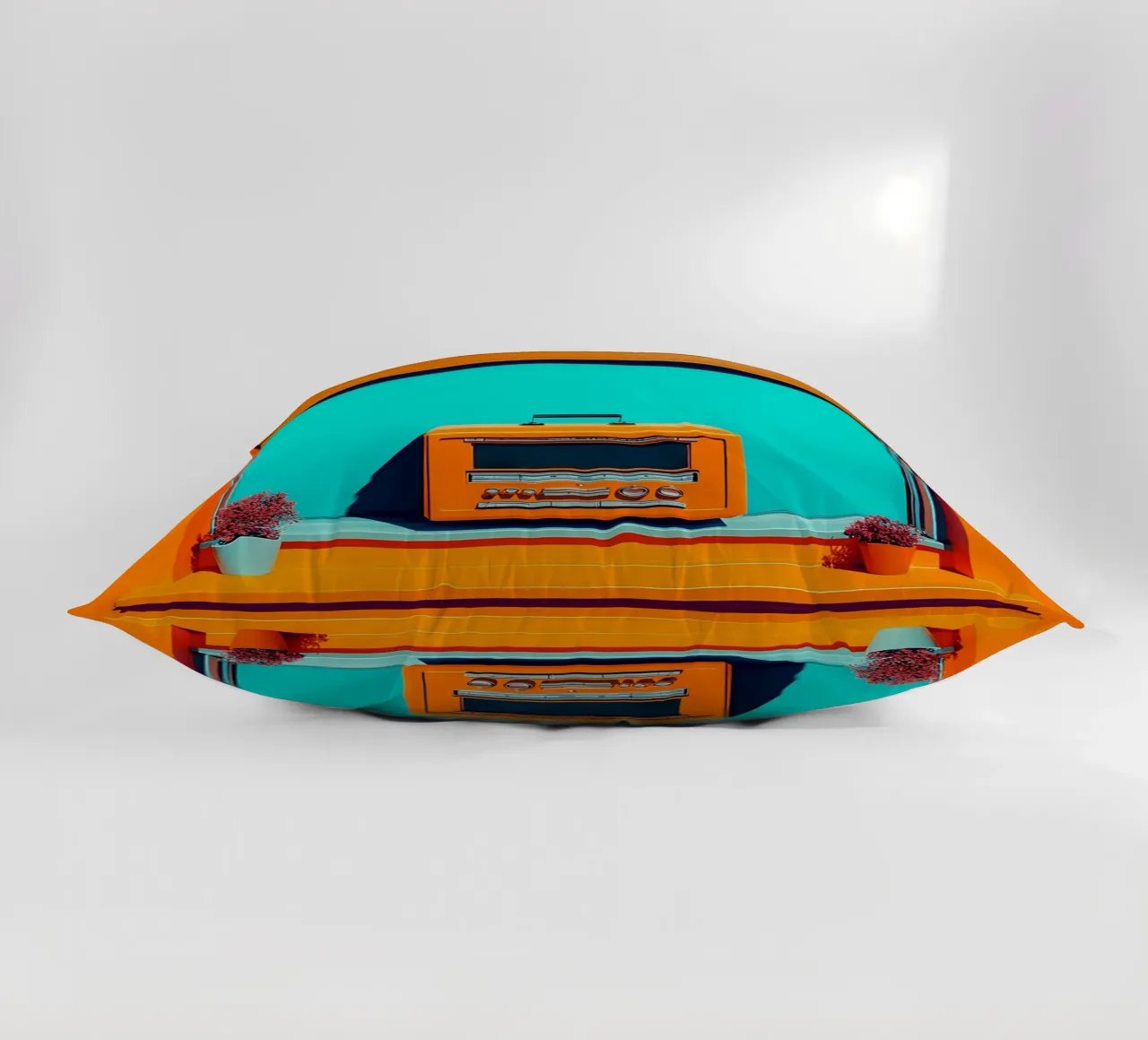 Radio retrò - Pop Art cuscino da ColorCrash Gallery