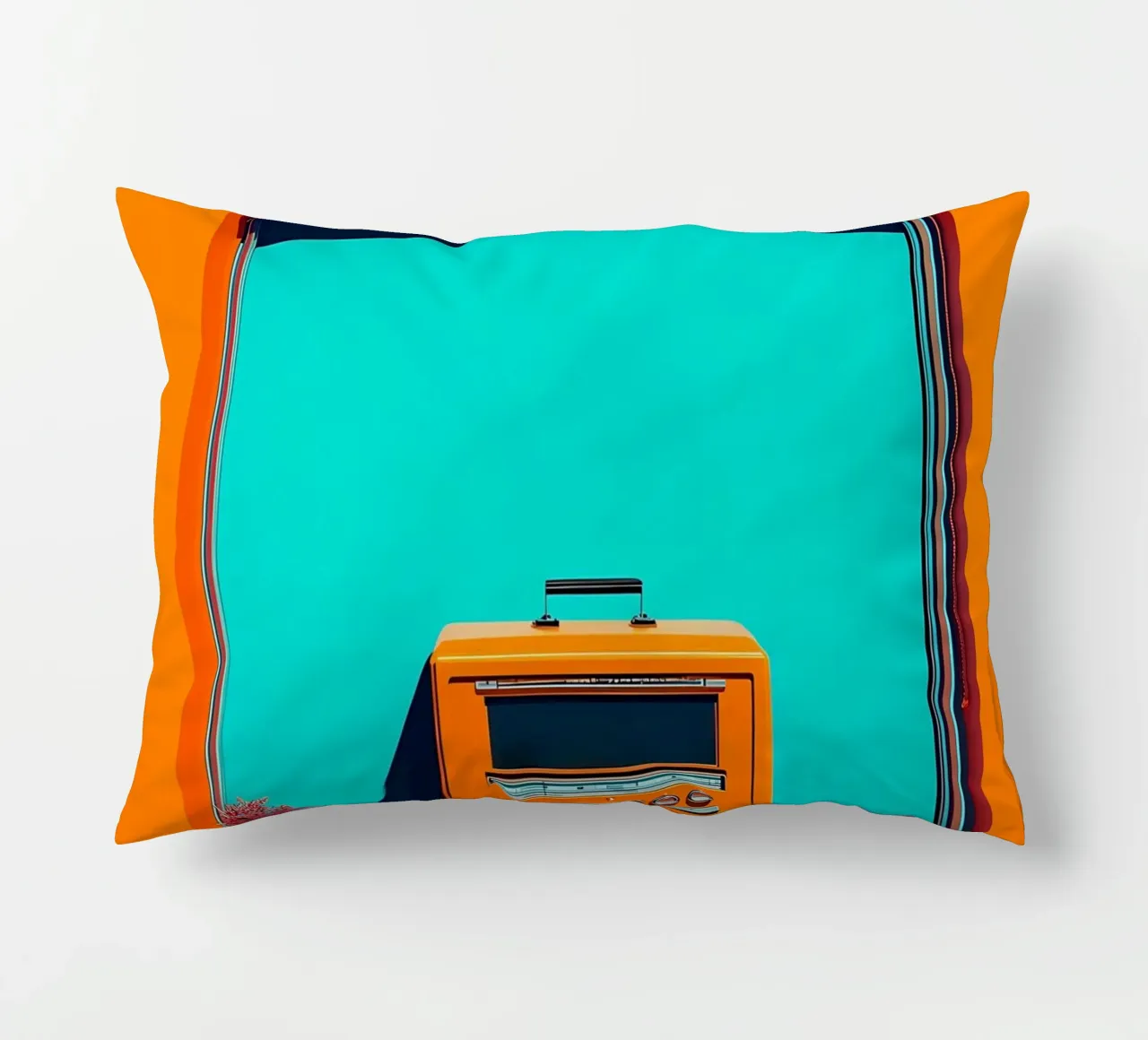 Radio retrò - Pop Art cuscino da ColorCrash Gallery