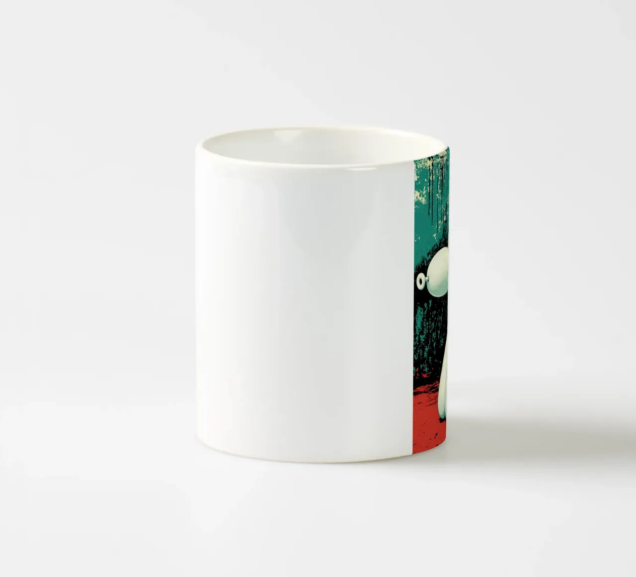 Cane con palloncino - Pop Art tazza in ceramica da ColorCrash Gallery
