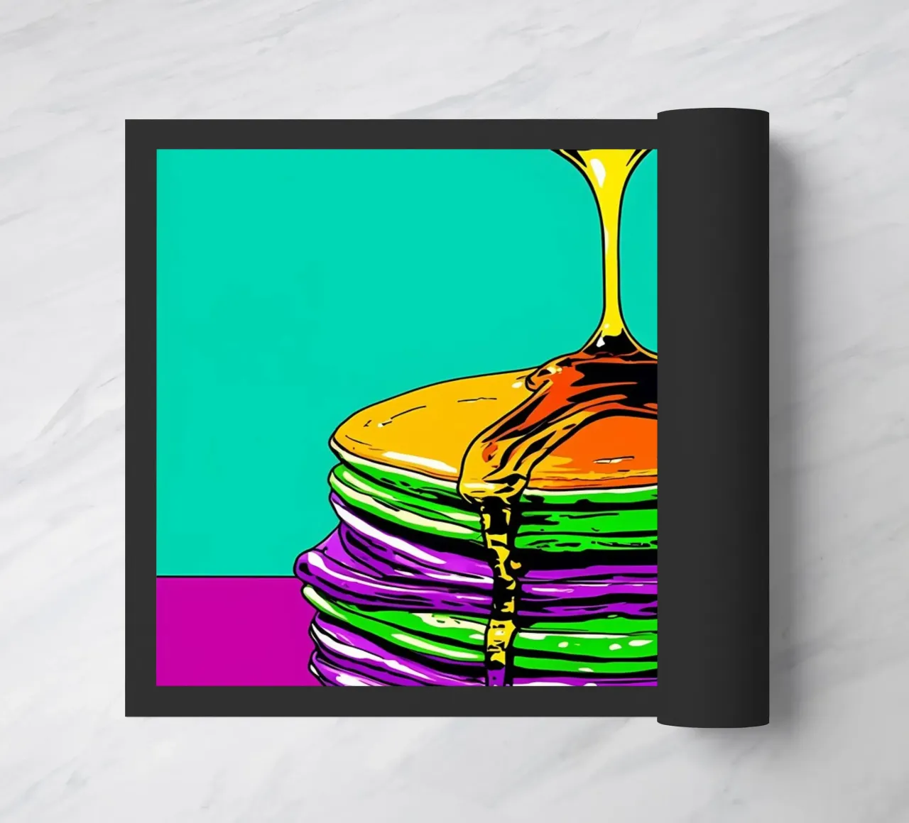 Sciroppo per pancake - Pop Art zerbino da ColorCrash Gallery