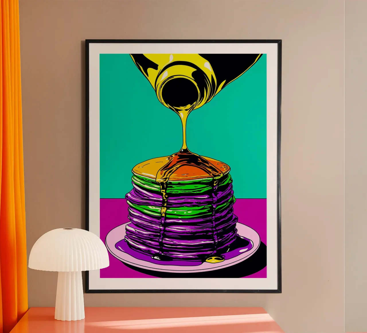 Sciroppo per pancake - Pop Art carta hahnemühle da ColorCrash Gallery