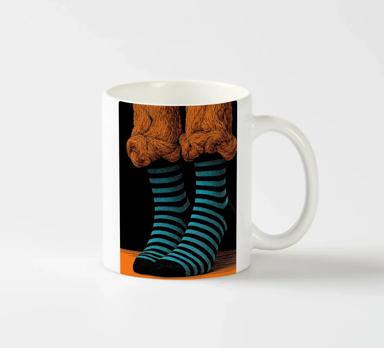Calzini - Pop Art tazza in ceramica da ColorCrash Gallery