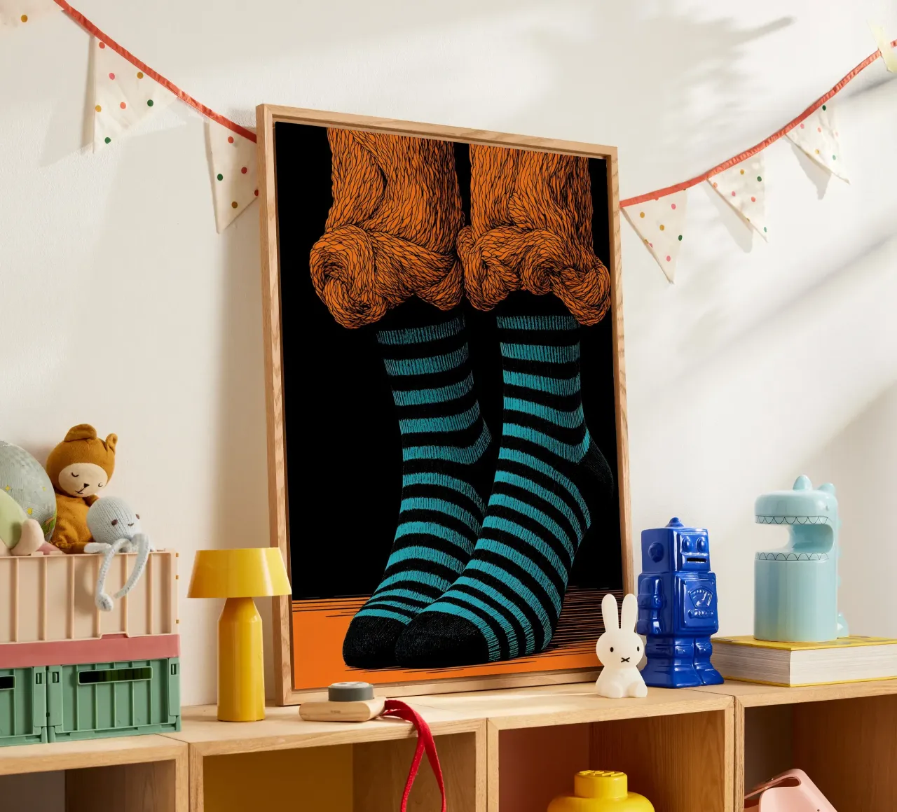 Calcetines - Pop Art metacrilato de ColorCrash Gallery