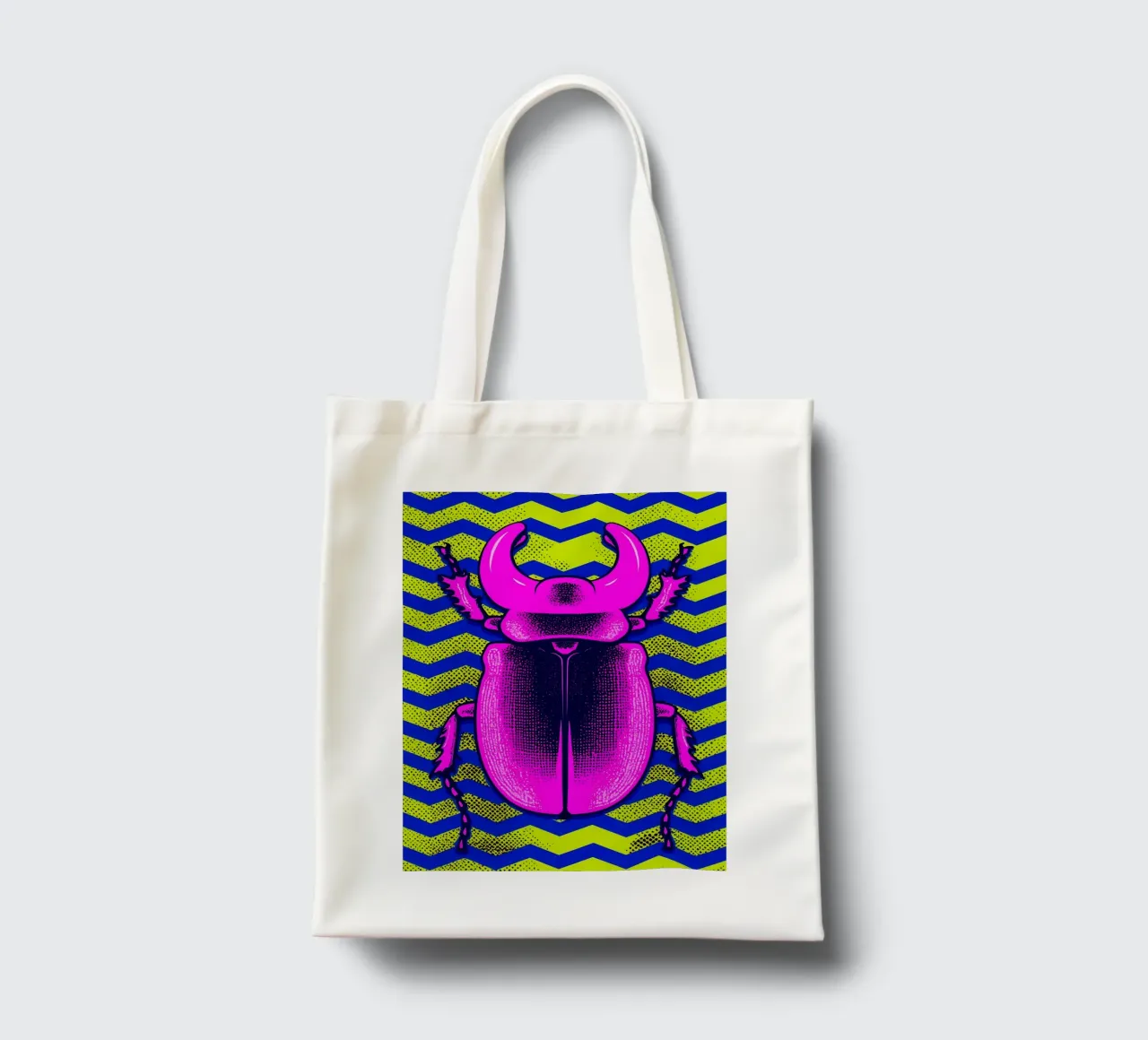 Beetle - Pop Art tote bag by ColorCrash Gallery