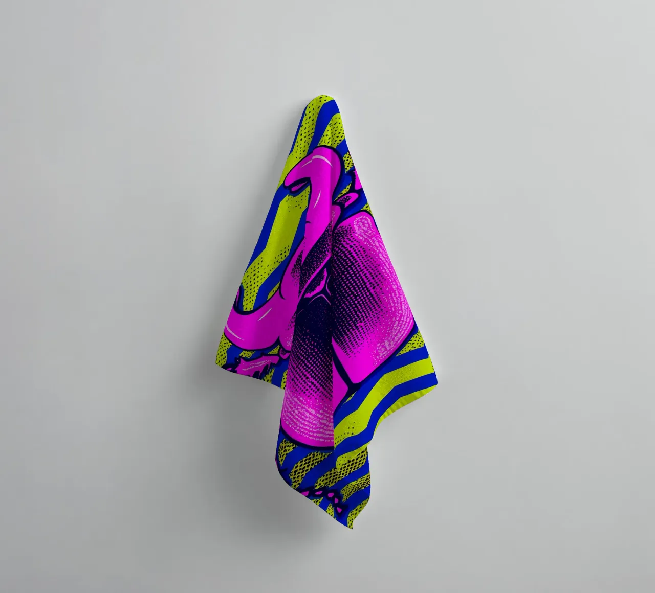 Käfer - Pop Art Handtuch von ColorCrash Gallery