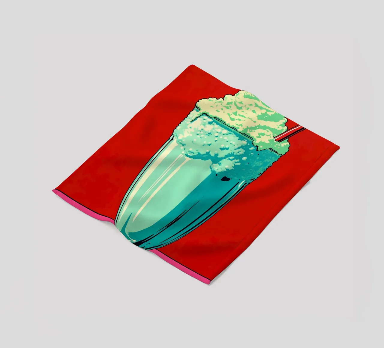 Mikshake - Pop Art coperta in pile da ColorCrash Gallery
