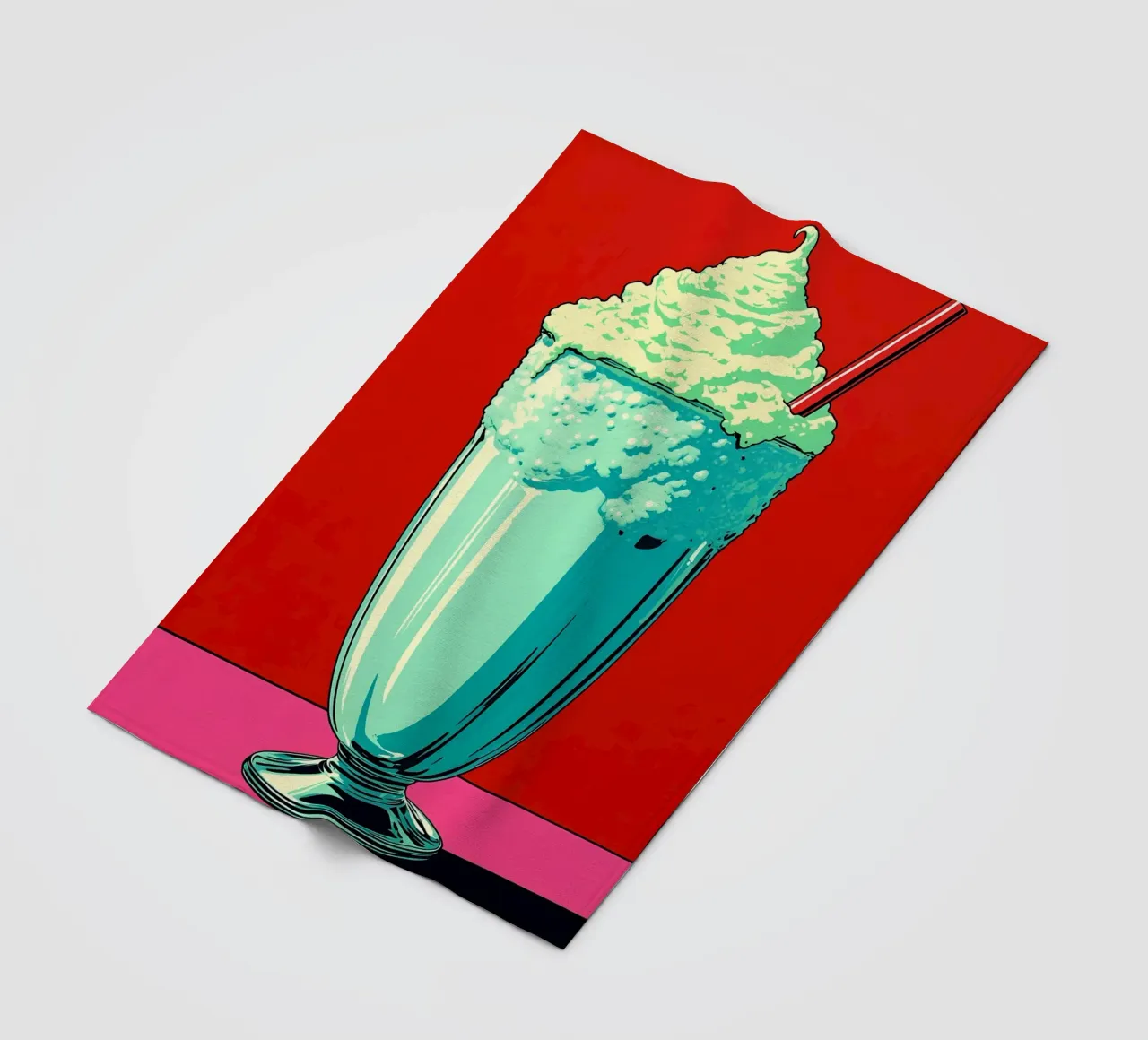 Mikshake - Pop Art coperta in pile da ColorCrash Gallery